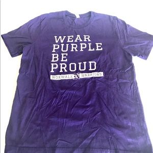 Unisex T-shirt purple size L